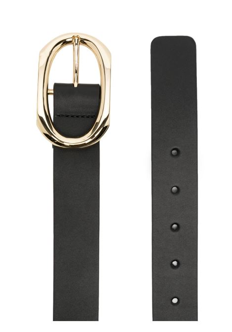 signature belt link woman black ANINE BING | A-12-2145000A